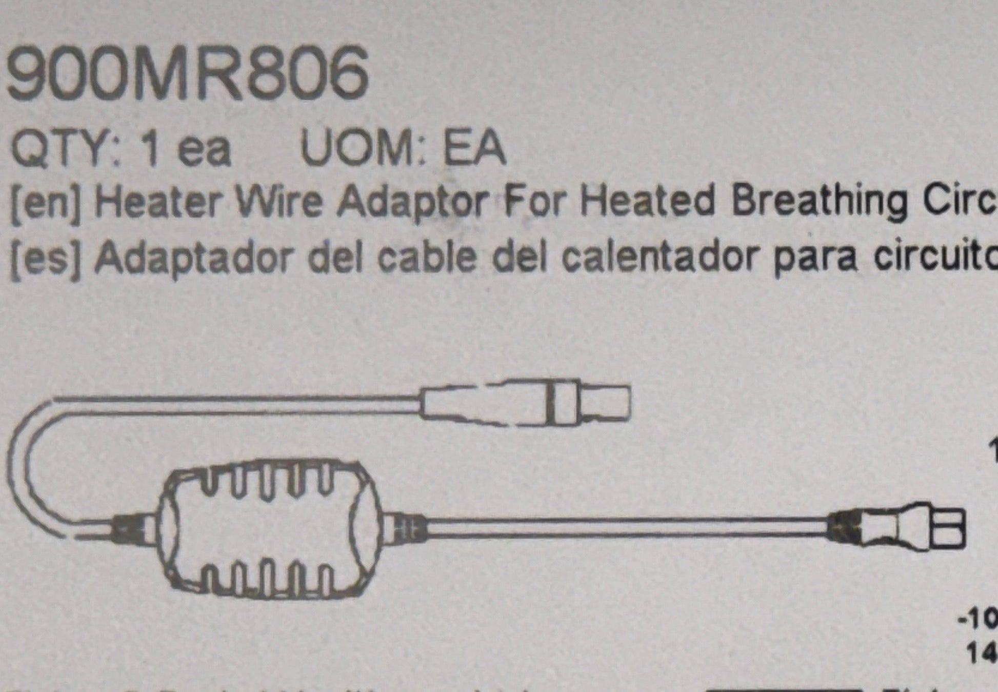 Fisher & Paykel Healthcare 850™ System Inspiratory Heater Wire Adapter