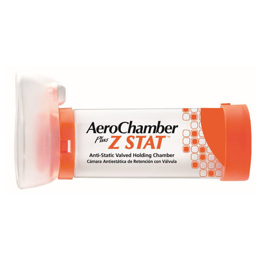 Monaghan Medical AeroChamber Plus Z STAT Anti-Static Valved Holding Chamber with ComfortSeal Mask