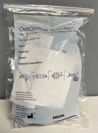 Respironics MDI Optichamber in Reclosable Bag -  Front View with Label
