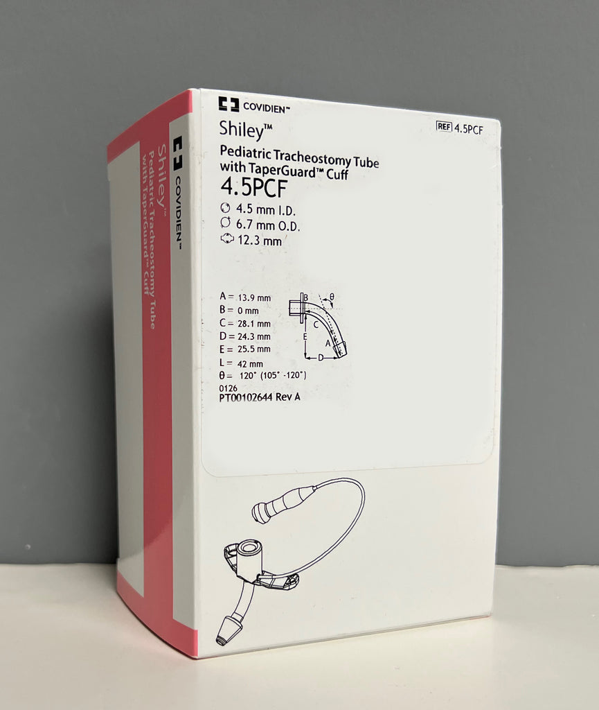 Adult Shiley Trach Size Chart