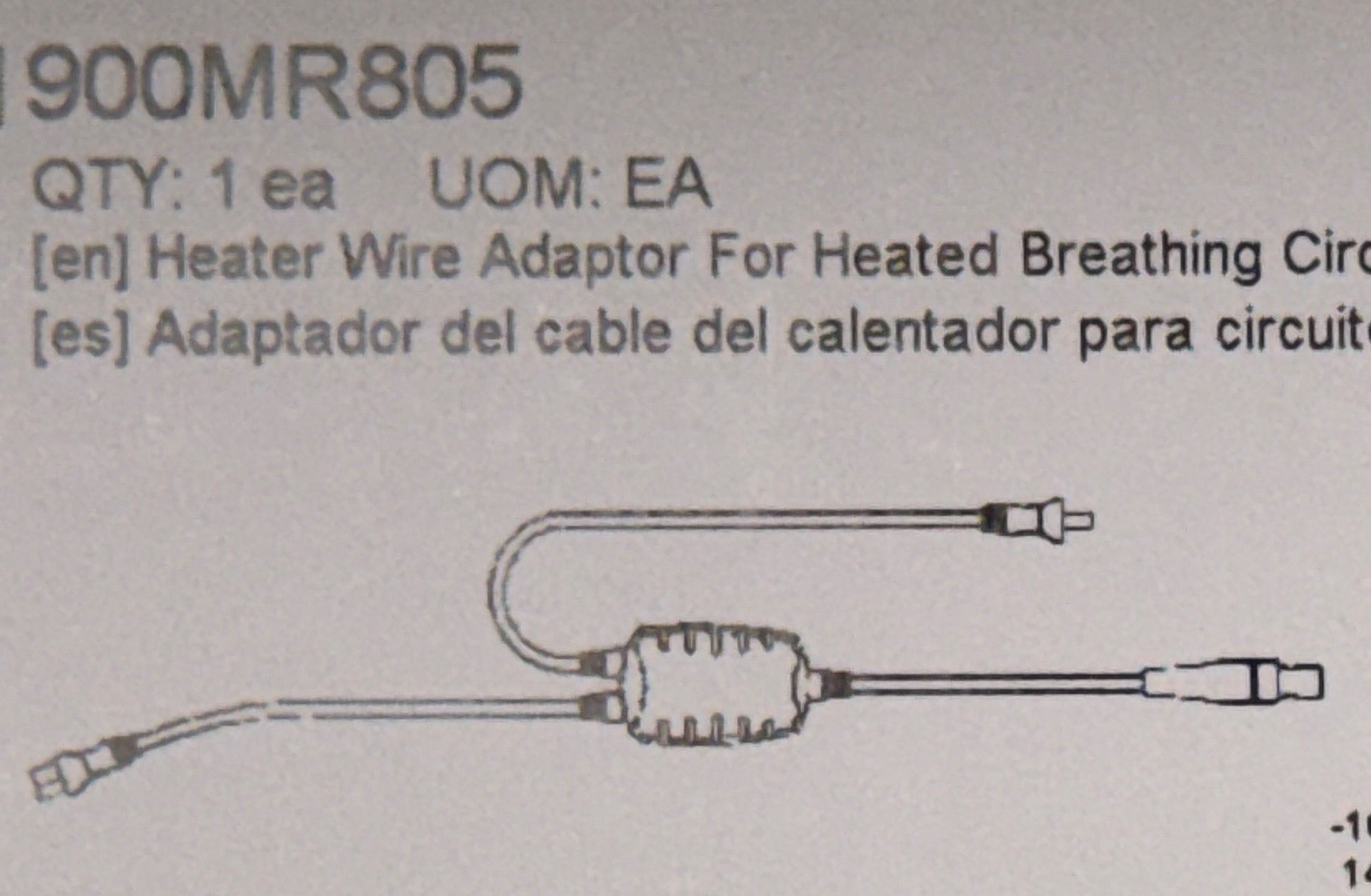 Fisher & Paykel Healthcare 850™ System Dual Heater Wire Adapter