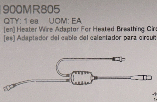 Fisher & Paykel Healthcare 850™ System Dual Heater Wire Adapter