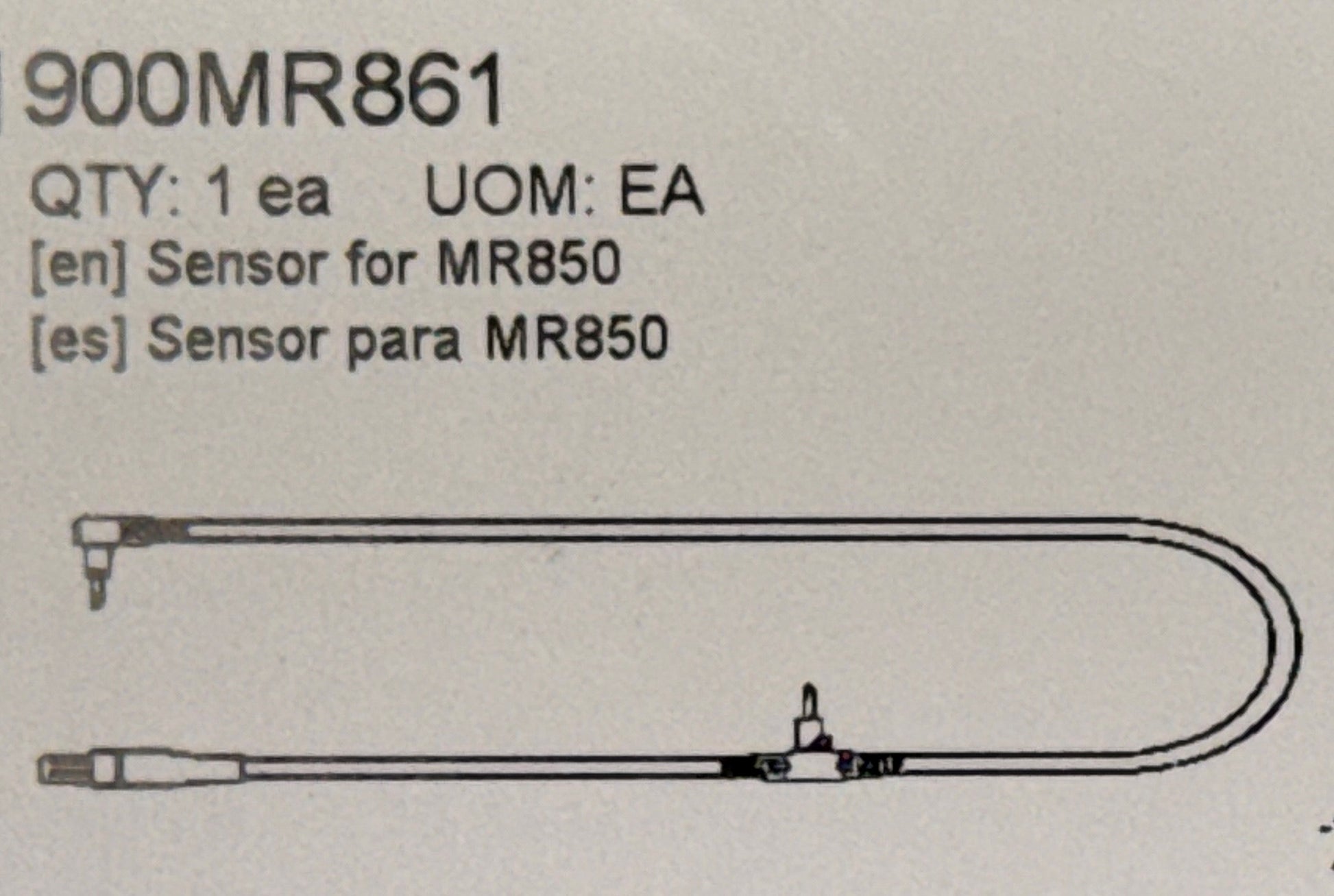 Fisher & Paykel Healthcare Right Angle Temperature/Flow Probe for MR800 Humidifiers