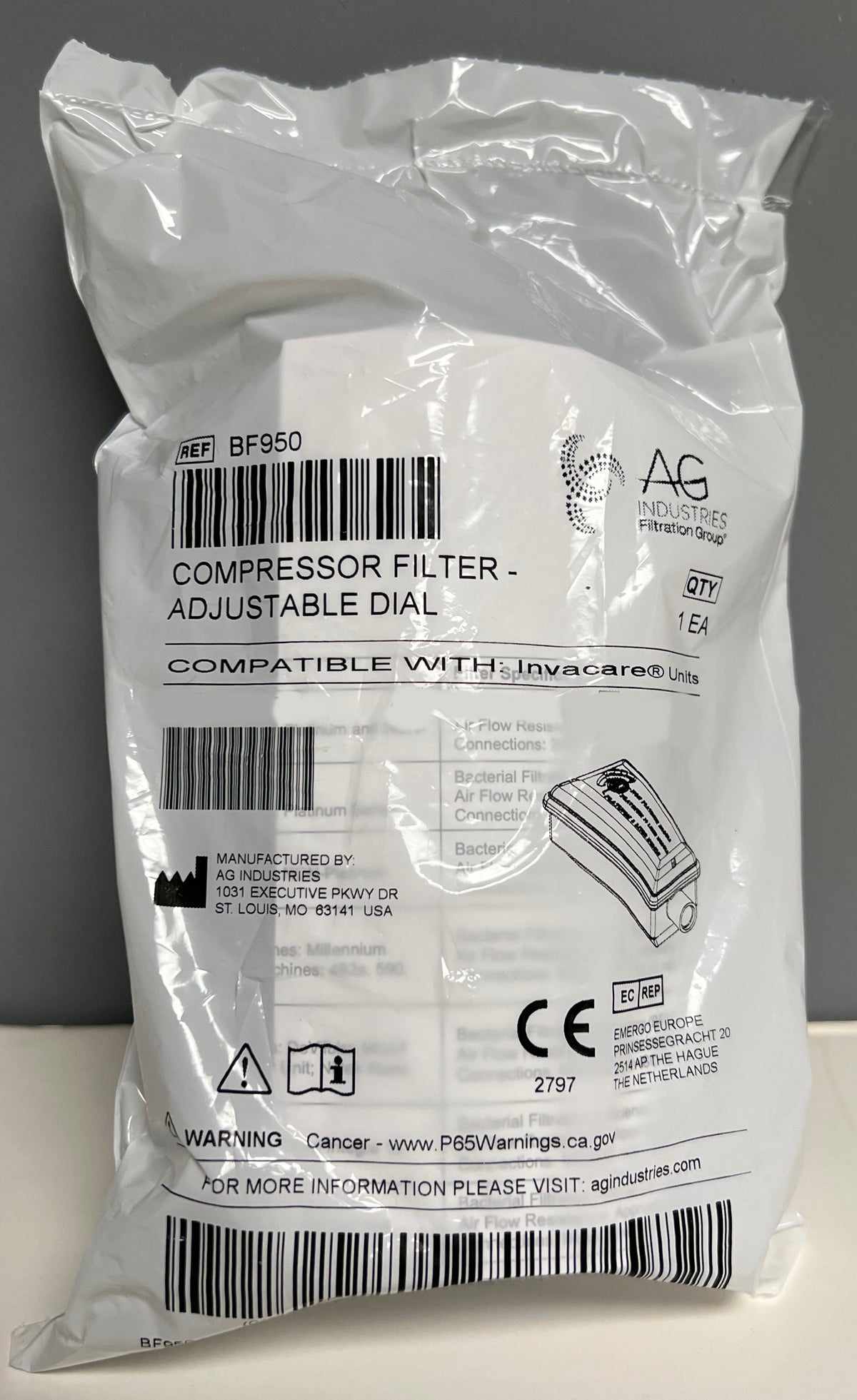 Ag Filter AG Industries Universal Compressor Filter – Tri-Med Medical Supplies, Inc.