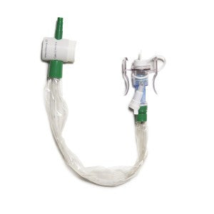 Clip-On Turbo-Cleaning Closed Suction Catheter