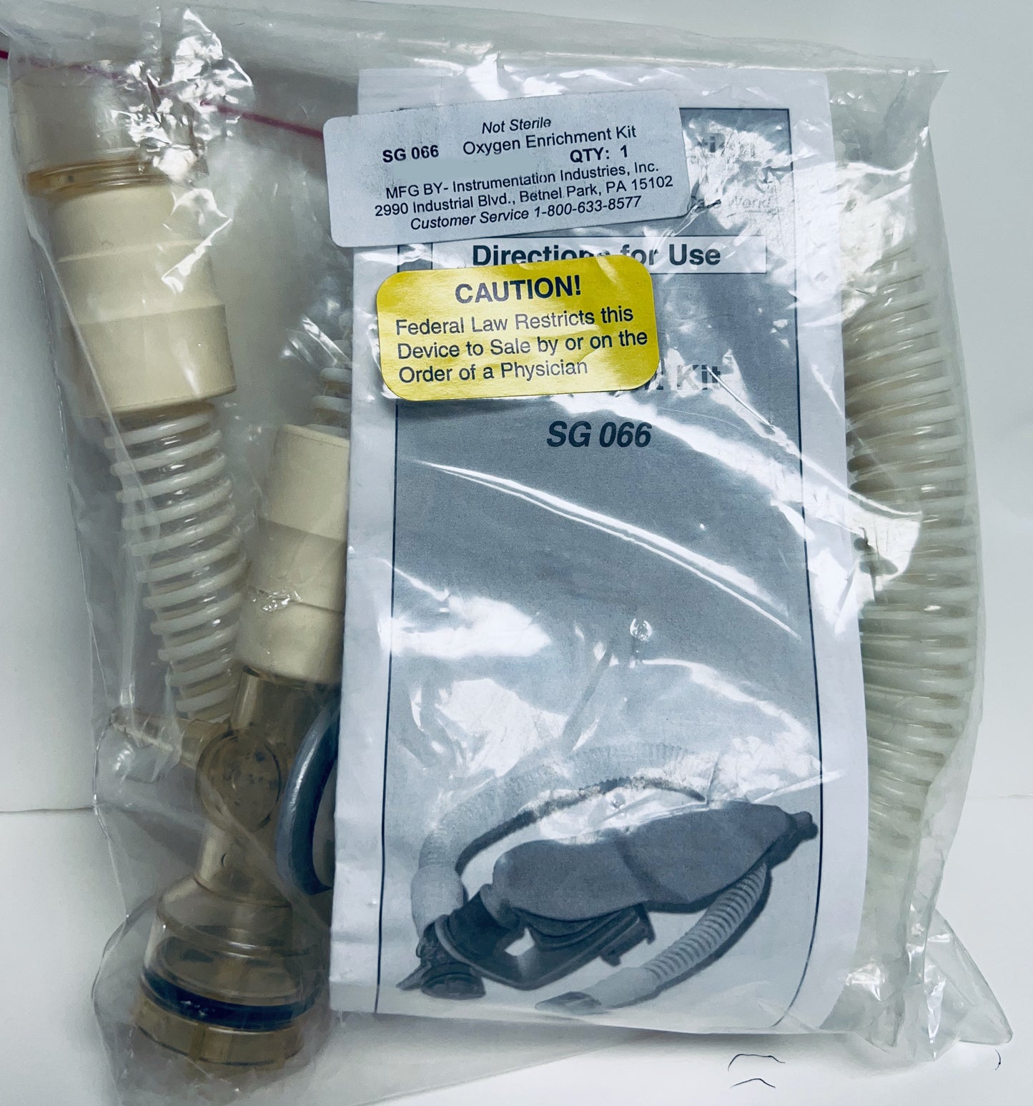 Instrumentation Industries Oxygen Enrichment Kit - Package view