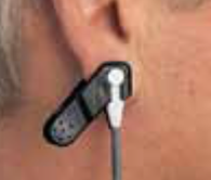 Nellcor™ Reusable Multisite SpO2 Sensor - shown on patient's ear