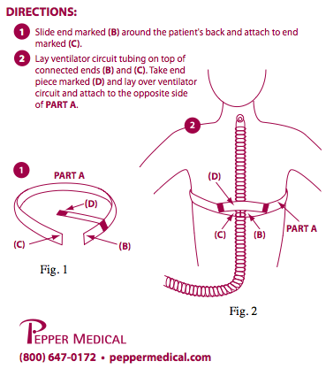 Pepper Medical Vent Circuit Stabilizer