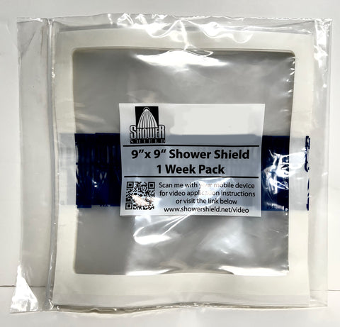 Mercy Surgical Shower Shield, 9 x 9 - Price Reduced for Clearance